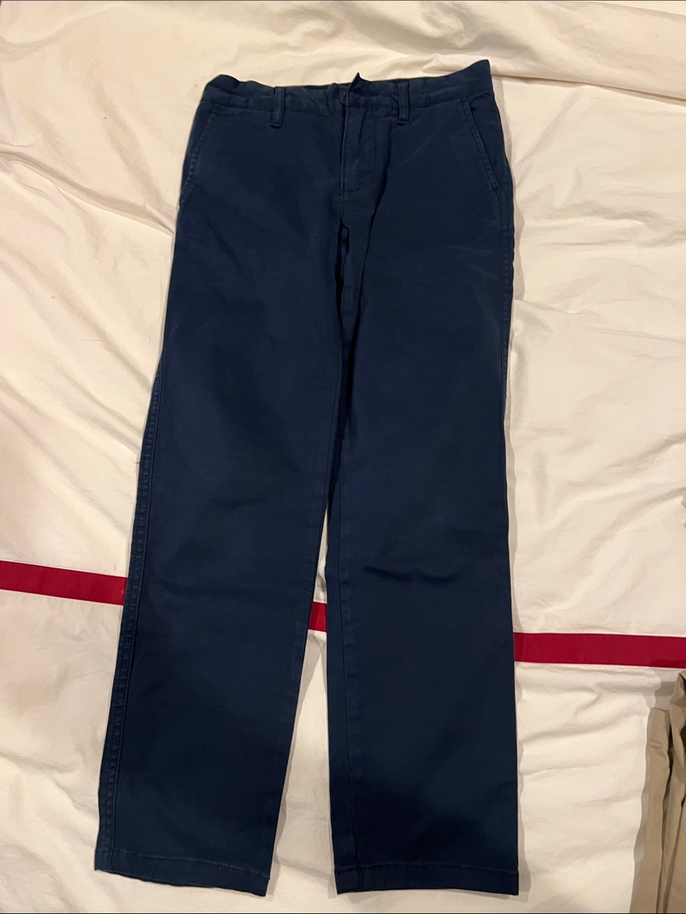 1901 Boys Navy Straight Dress Pants